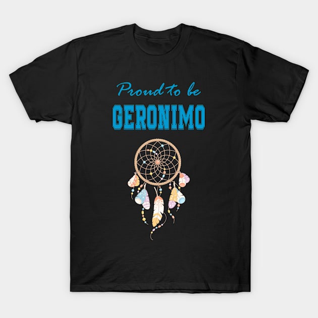 Native American Geronimo Dreamcatcher 50 T-Shirt by Jeremy Allan Robinson